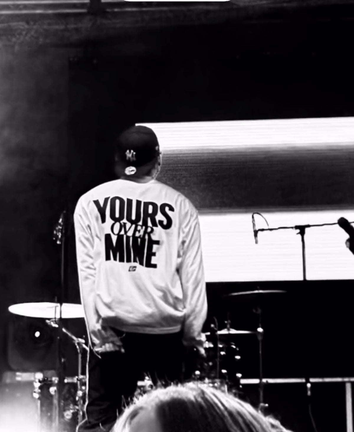 YOURS OVER MINE — Longsleeve